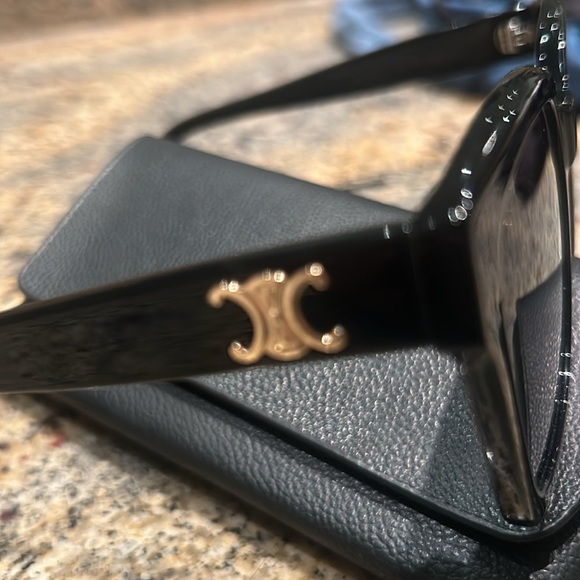 Celine Triomphe 09 sunglasses in Acetate - Picture 2 of 7